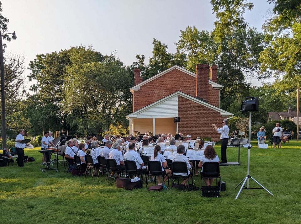 The Iowa City Community Band in action.