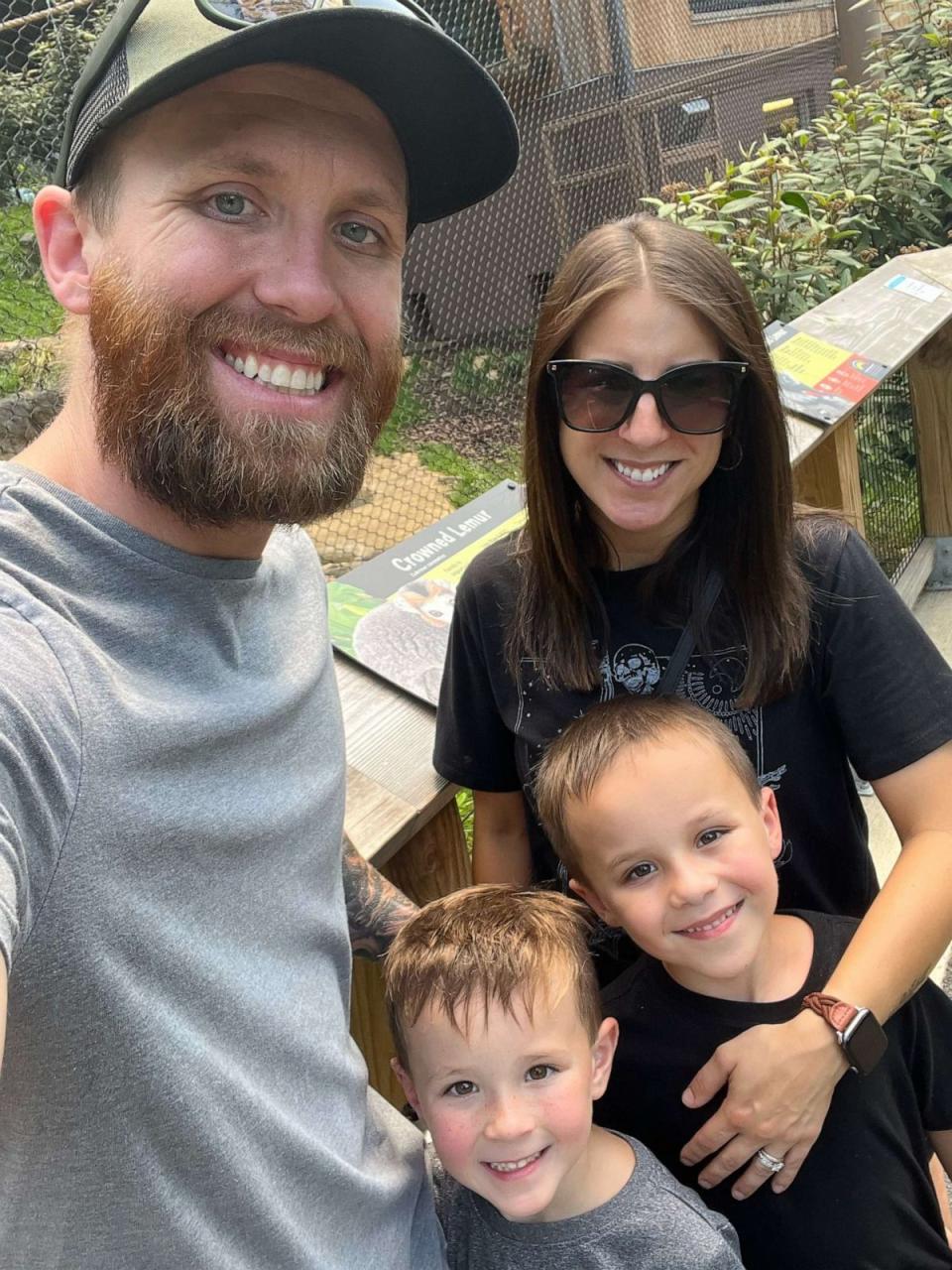 PHOTO: Tyler Lobdell and his wife Hailey are seen with their sons Hudson, 6, and Isaiah, 8. (Courtesy of Tyler Lobdell)