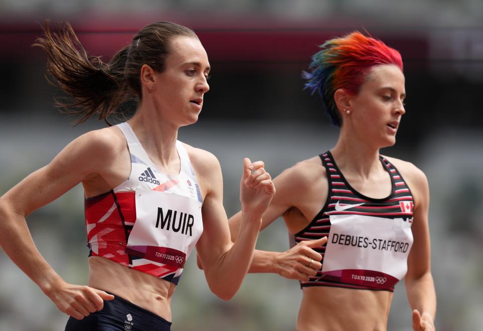 Laura Muir comfortably progressed into the 1500m semi-finals (Martin Rickett/PA) (PA Wire)