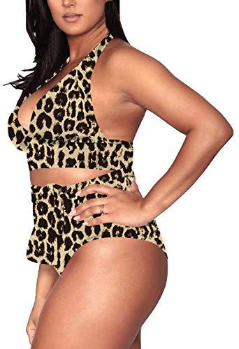 13) Women's Plus Size Swimsuit High Waisted Bikini