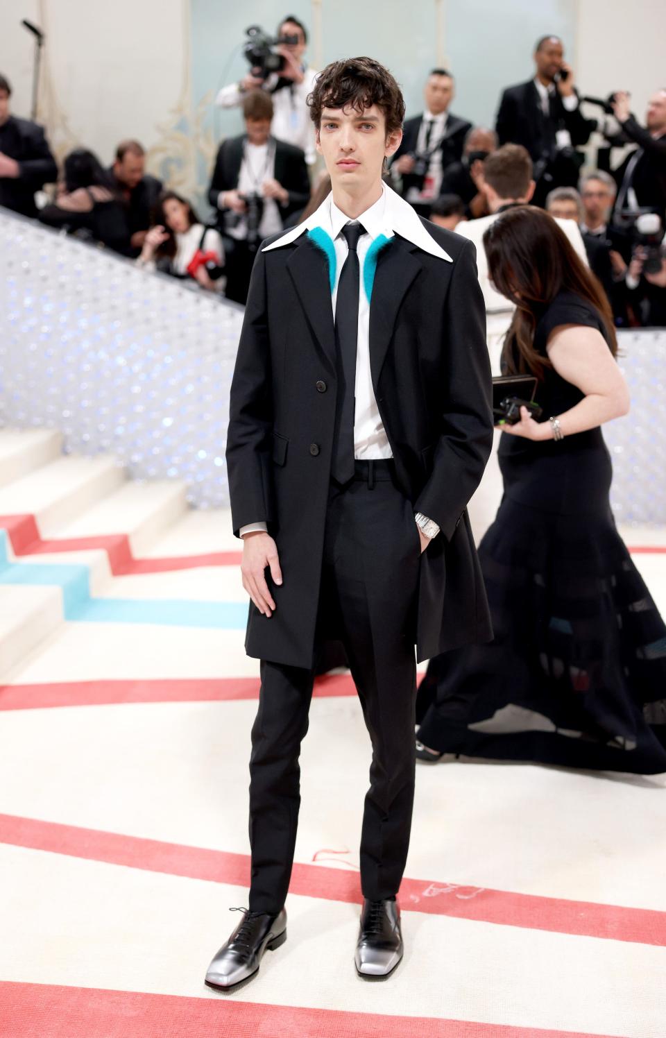 Kodi Smit-McPhee attends the 2023 Met Gala.