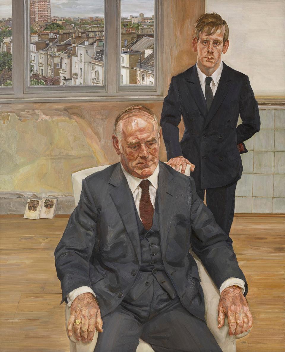 Lucian Freud's Two Irishmen in W11 (1984-85) - Lucian Freud Archive/ Bridgeman Images