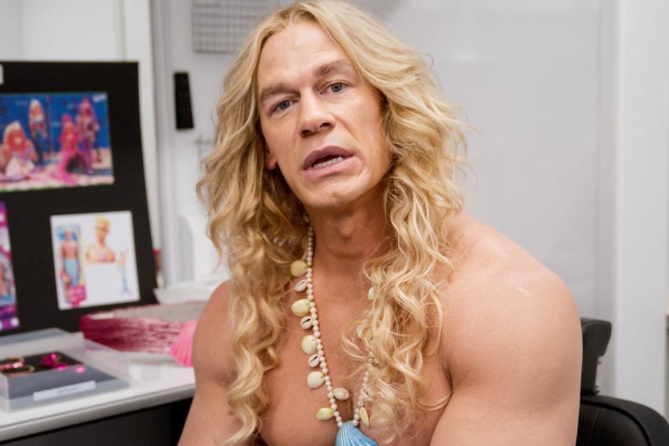 Get a first look at John Cena as Mermaid Ken in Barbie