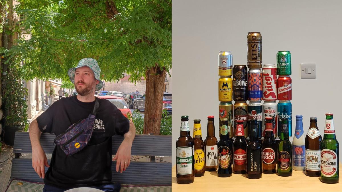 Football fan continues viral tradition to drink beer from every Euro 2024 nation