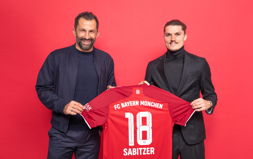 Marcel Sabitzer hat bis Sommer 2025 beim FC Bayern unterschrieben. (Bild: Getty Images)