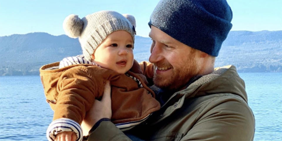 Prince Harry Holds Archie ahead of first birthday