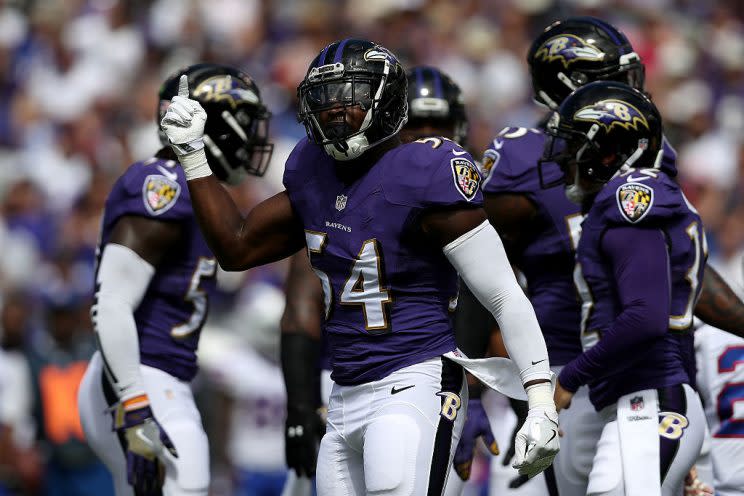 Zach Orr (54) is considering a return to football. (Getty)