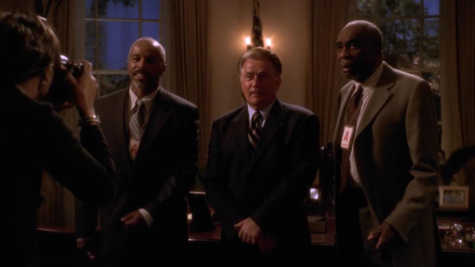 'The West Wing,' Damien Leake, Martin Sheen, Bill Cobbs