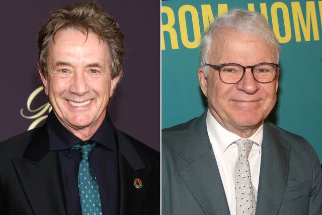 <p>Steven Simione/FilmMagic; Bruce Glikas/WireImage</p> Martin Short and Steve Martin