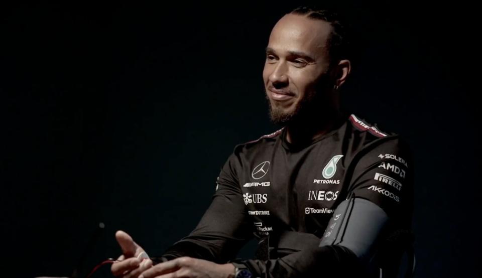 Lewis Hamilton takes a lie detector test (Sky Sports F1)