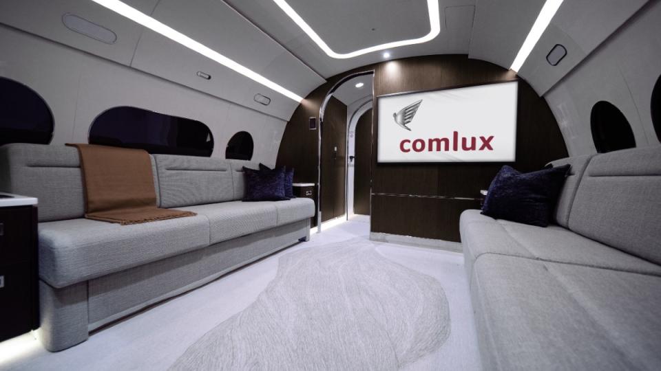 The ACJ220's private suite.