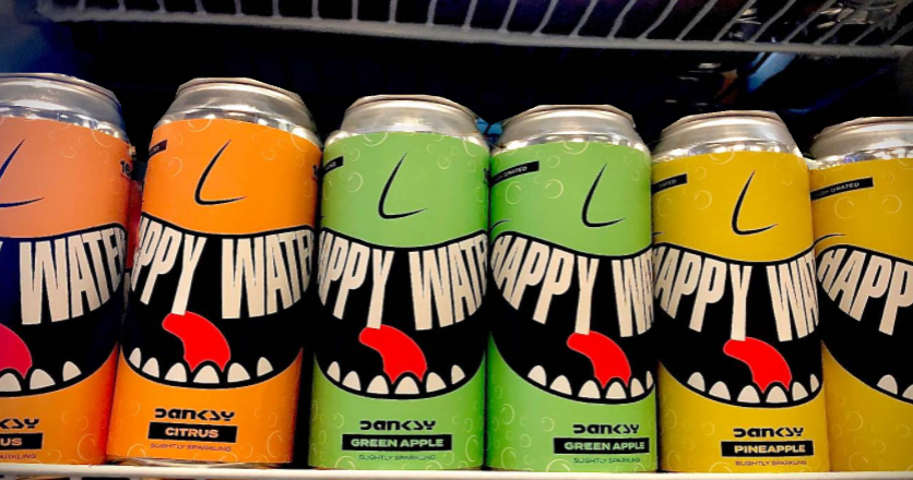 Yabba Dabbas “Happy Water” is a flavored seltzer drink made with THC, only available for those 21 and up.