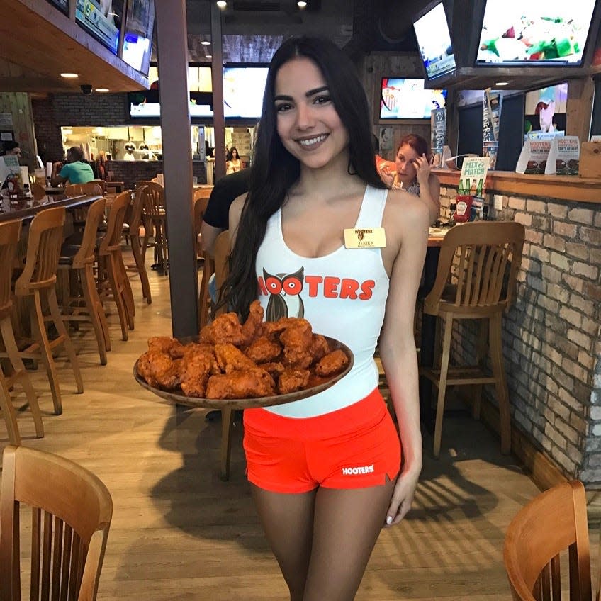 Hooters has been serving its Nearly Word Famous Chicken Wings since opening in Clearwater in 1983.