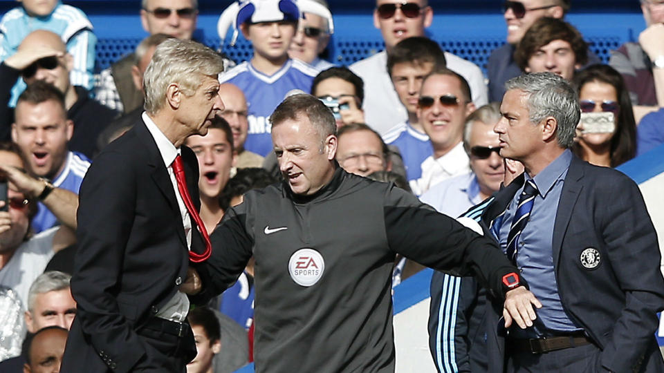 Mourinho and Arsene Wenger have hardly seen eye-to-eye