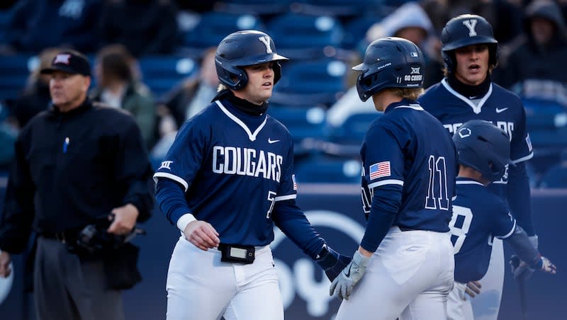 The BYU baseball team hosted crosstown foe Utah Valley earlier this week at Miller Park in Provo. College baseball is generally a chilly affair in Utah, and this spring has proven no exception.