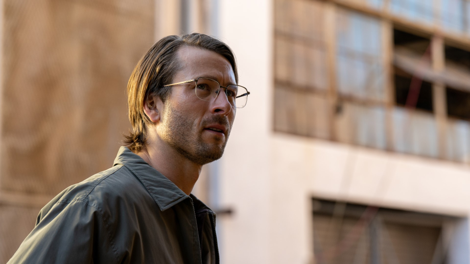 Glen Powell in Richard Linklater's wild new dark comedy "Hit Man."