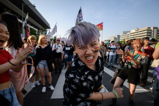 Parade organisers say some 70,000 people took part in the event