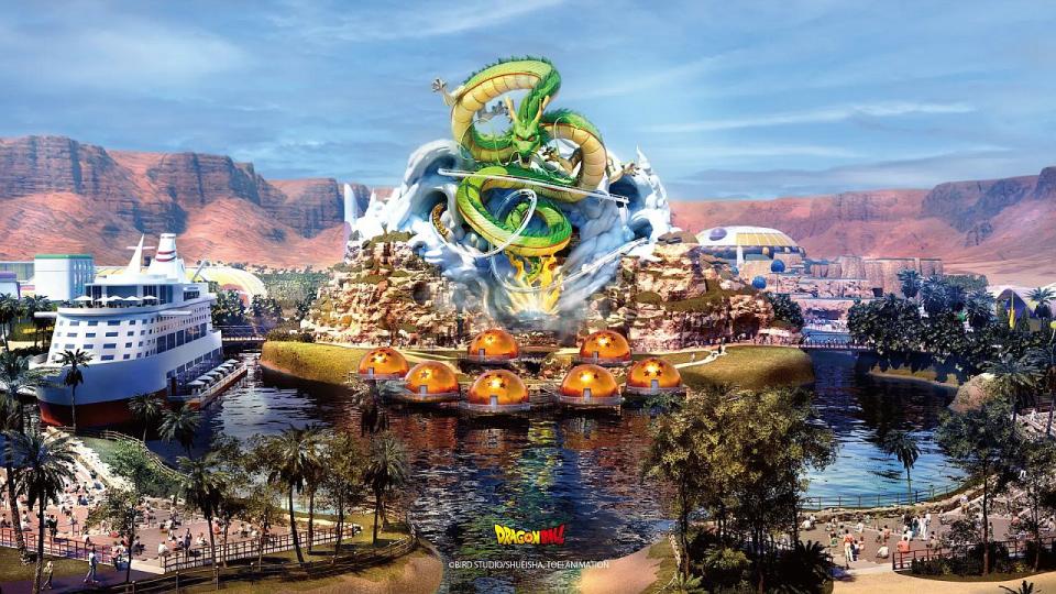 Dragon Ball theme park concept art