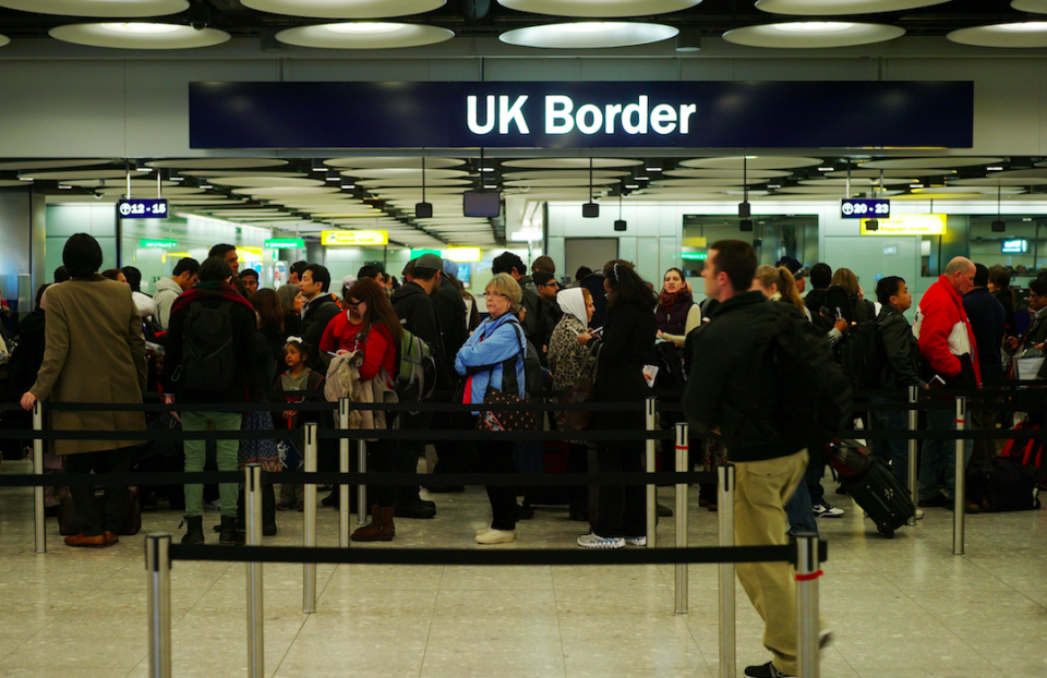 <em>More migrants from eight eastern European countries are now leaving the UK than coming (Rex)</em>