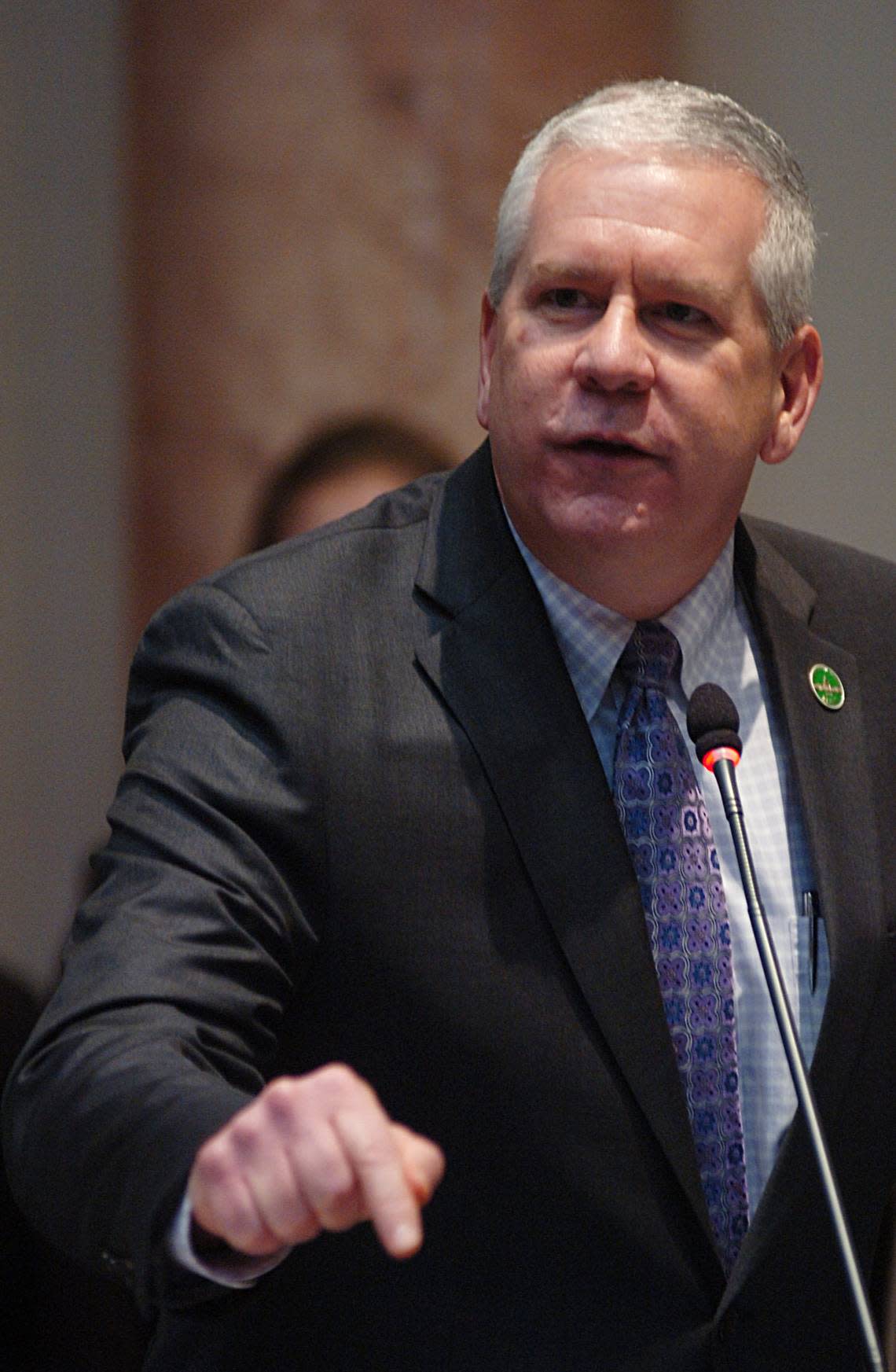 Rep. John Blanton, R-Salyersville, in the Kentucky House of Representatives.