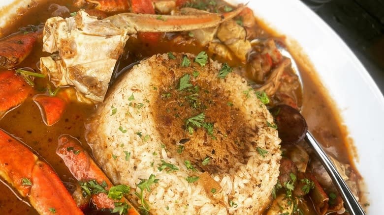 Roc South Cuisine's seafood gumbo