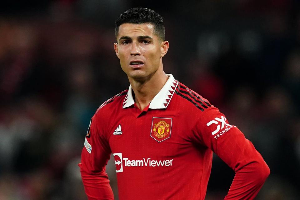 Cristiano Ronaldo is to leave Manchester United by mutual agreement (Martin Rickett/PA) (PA Wire)