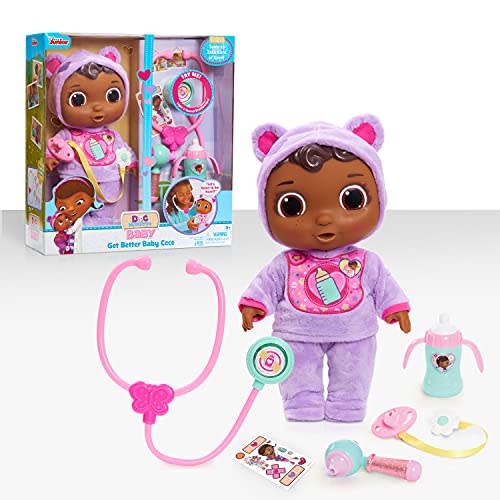 Doc McStuffins Disney Junior Get Better Baby Cece Doll with Lights and Sounds Stethescope and D…