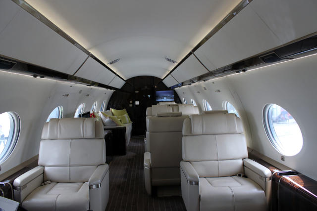 See How Gulfstream's $65 Million Private Jet Set An Around-The