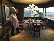 Chef John Hazelton is pictured in the private dining room where Aubrey McClendon had been expected to attend a dinner at the Beacon Club in Oklahoma City, in this March 7, 2016 photograph. Picture taken March 7, 2016. To match AUBREY-MCCLENDON/SPECIALREPORT REUTERS/John Shiffman