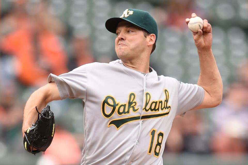 You can make the argument that Rich Hill has been the best pitcher in the AL. (Getty Images)