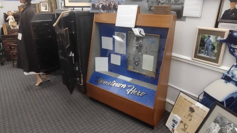 An undated courtesy photo of items on display inside the Rockford Area Museum.
