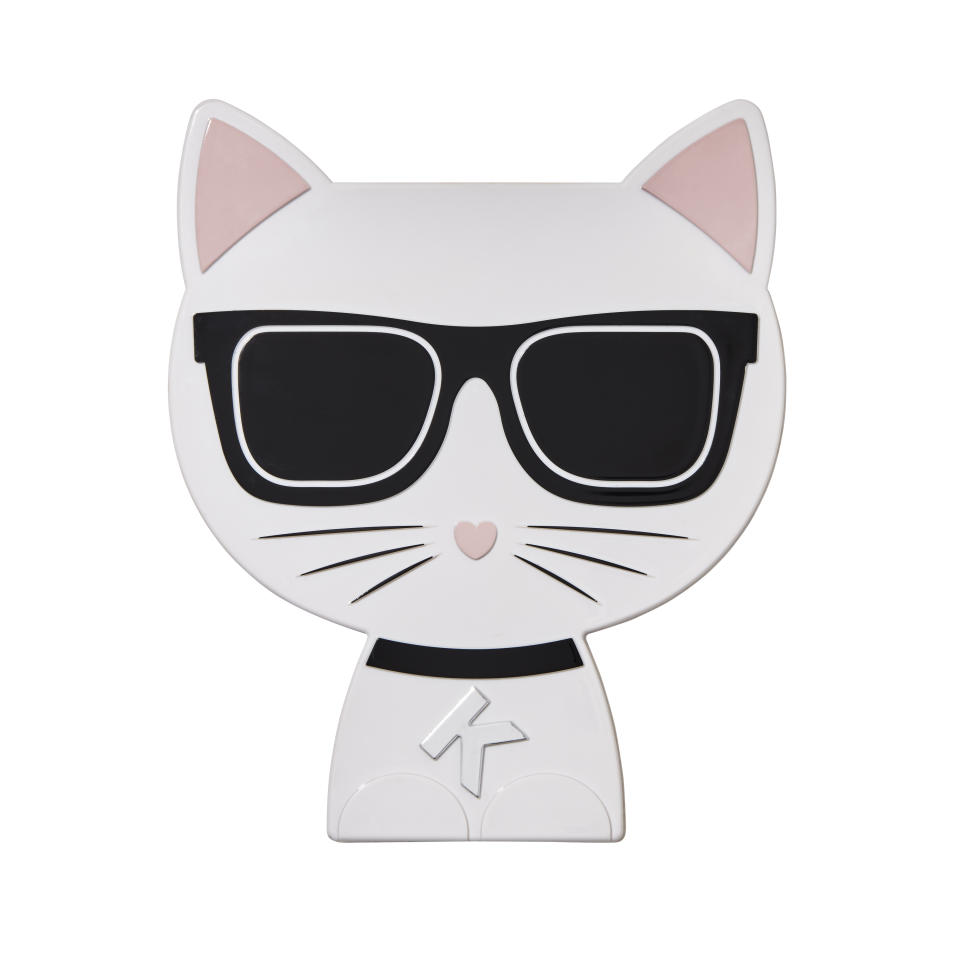 And for the ultimate Karl Lagerfeld fans, his adorable cat Choupette has even been honoured with a $75 palette featuring the feline on the front. Photo: Supplied