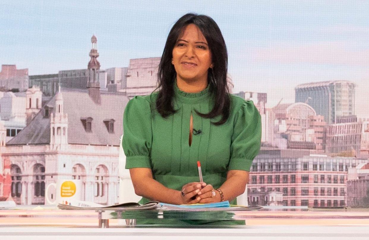 Ranvir Singh presenting Good Morning Britain