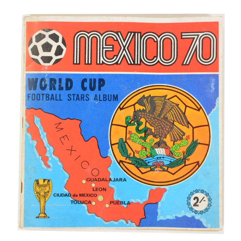 The sticker album is one of the first released by Panini
