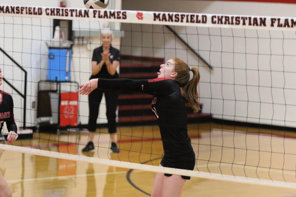 Mansfield Christian's Raegan Standridge earned second team All-District 6 in Division IV volleyball for her outstanding 2023 season.