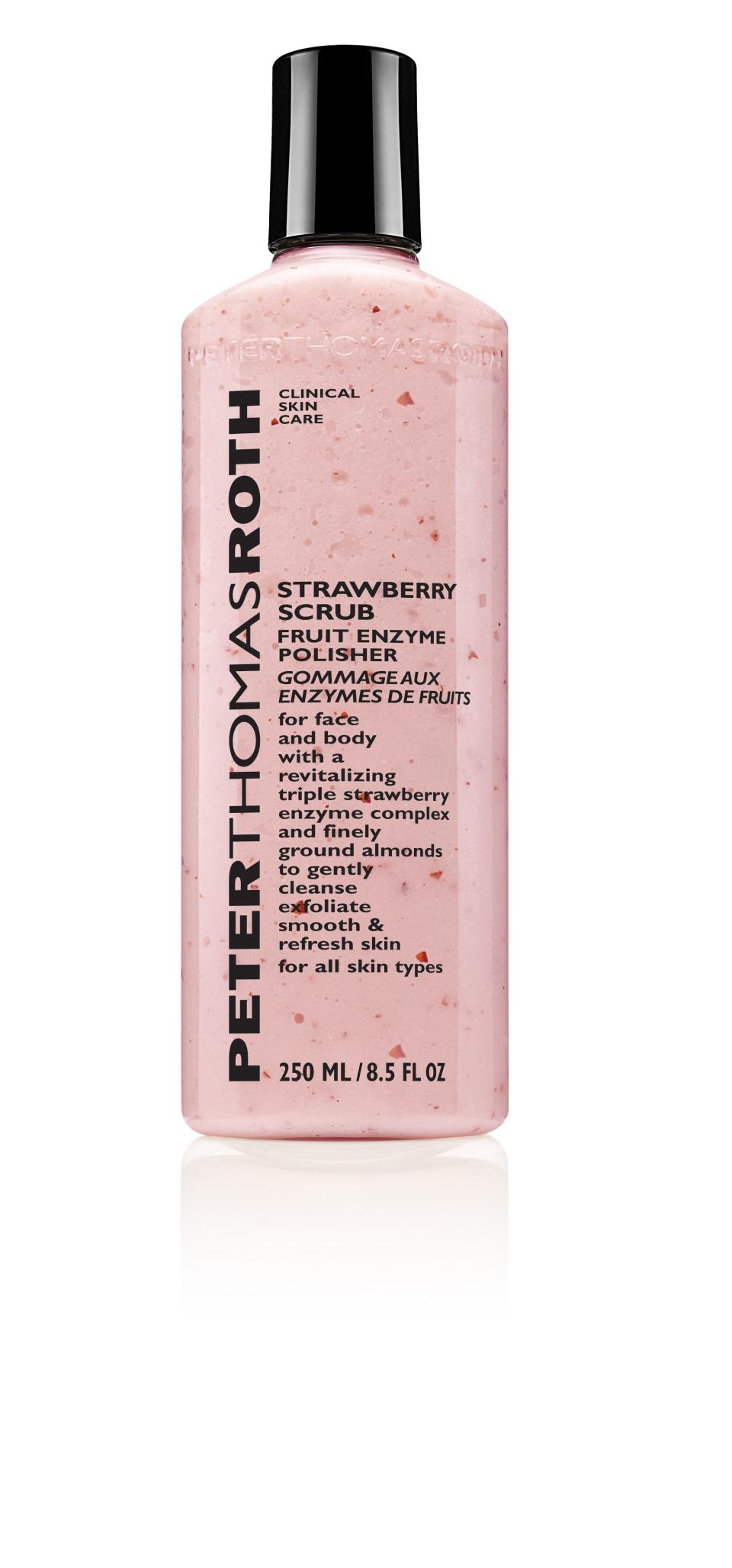 Best Face Scrub If You Love Scents: Peter Thomas Roth Strawberry Scrub Fruit Enzyme Polisher