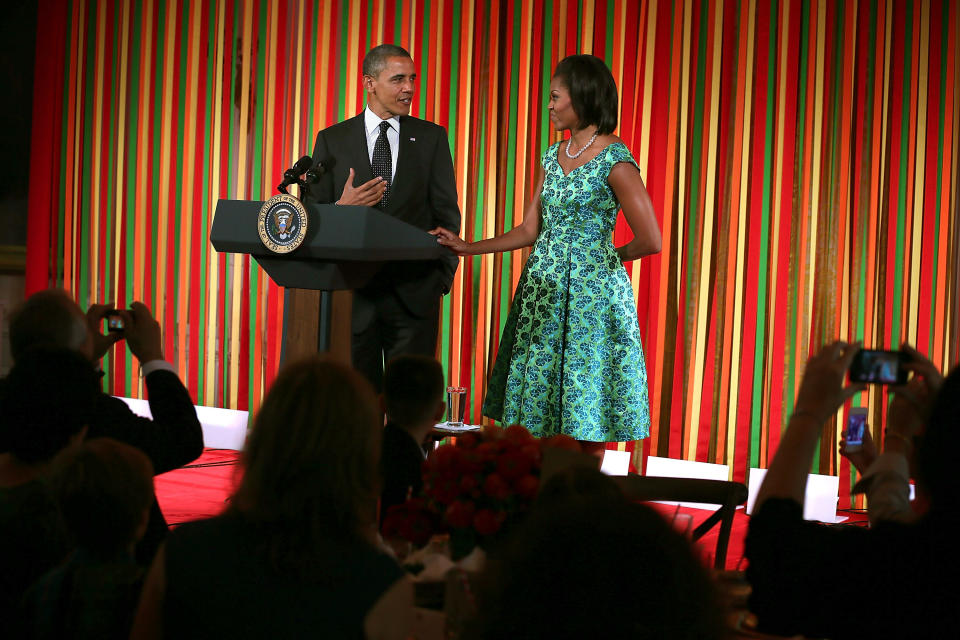 Michelle Obama Hosts Kids State Dinner At White House