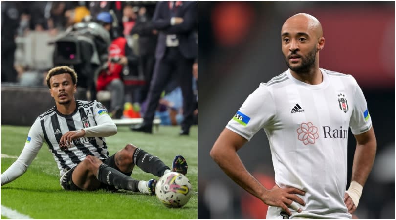  Nathan Redmond defends Dele Alli at Besiktas 