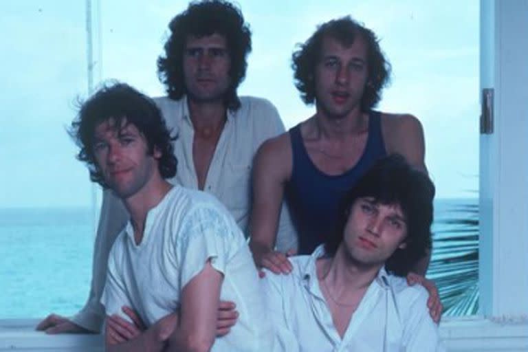 Una de las primeras fotos de los Dire Straits