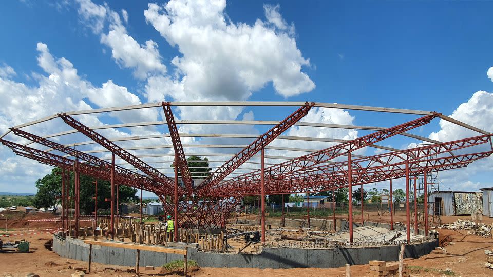 The new center broke ground earlier this year and is due to be completed by December. - Hassell