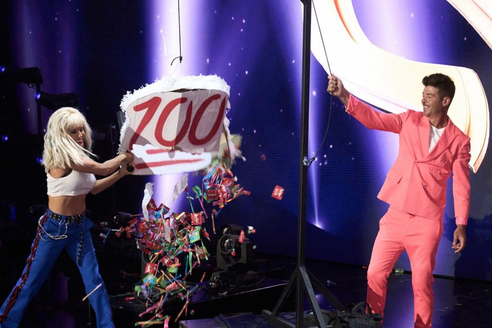 The Masked Singer 100th Episode celebration