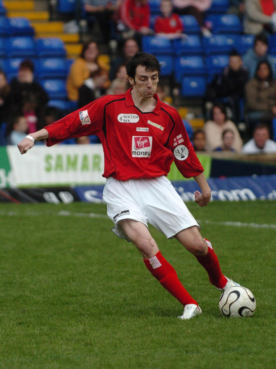 Ralf Little during Soccer Six at Birmingham City Football Club - May 14, 2006 at St Andrews Stadium in Birmingham, Great Britain. (Photo by David Lodge/FilmMagic)