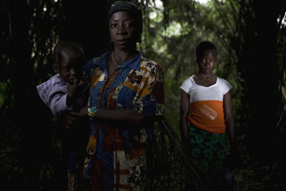 "When someone living in her&nbsp;compound in Rosanda died from Ebola, Eisha took her children to a farm&nbsp;10 kilometers (6 miles) away, where they camped for three months until the epidemic was under control in the village," Lyons wrote.