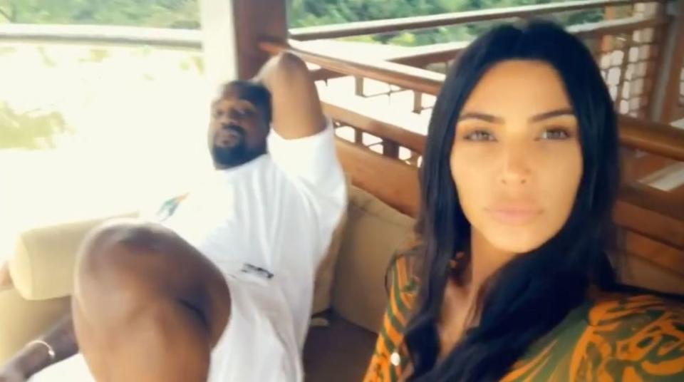 Kanye West and Kim Kardashian | Kim Kardashian/Instagram