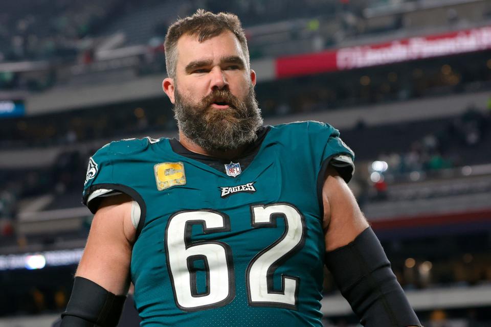 Philadelphia Eagles center Jason Kelce will officially retire from the NFL after 13 seasons, he announced during a press conference Monday.