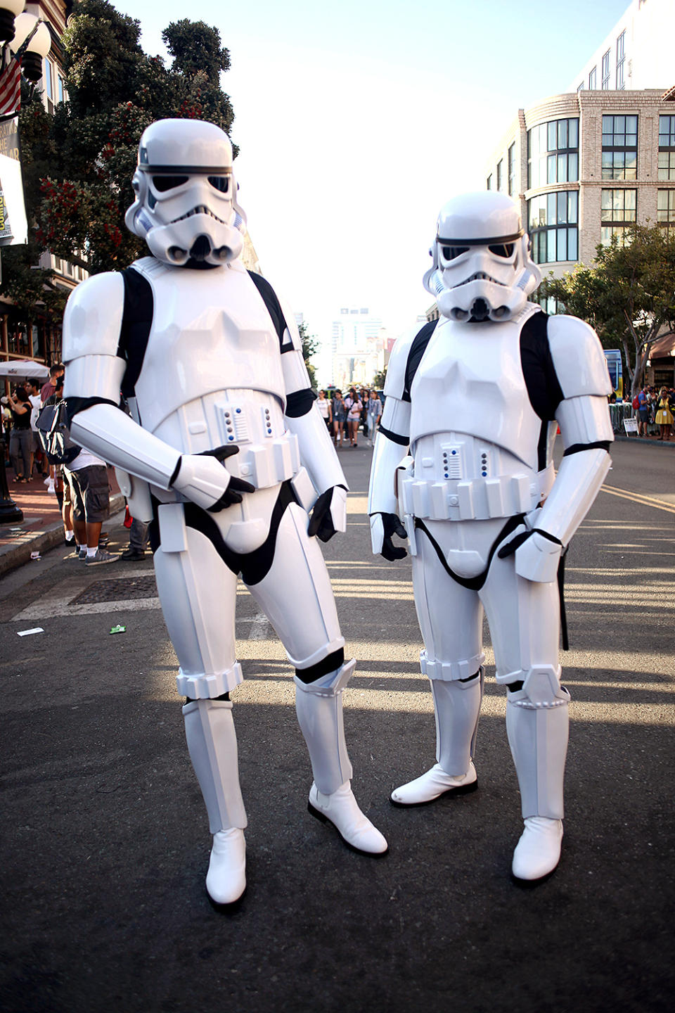 <p>Cosplayers dressed as Stormtroopers at Comic-Con International on July 19, 2018, in San Diego. (Photo: Tommaso Boddi/Getty Images) </p>