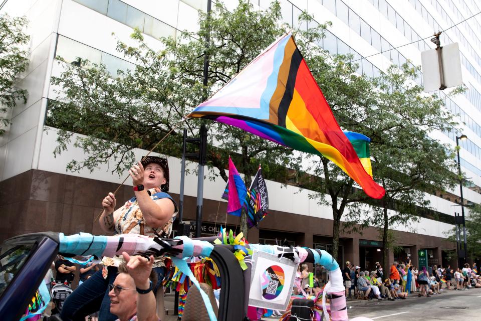 Tristan Vaught, co-founder of Transform Cincy, served as grand marshal for Cincinnati's Pride Parade in 2022. They shared their thoughts on Kentucky's Senate Bill 150 and its impact on Northern Kentucky youth.