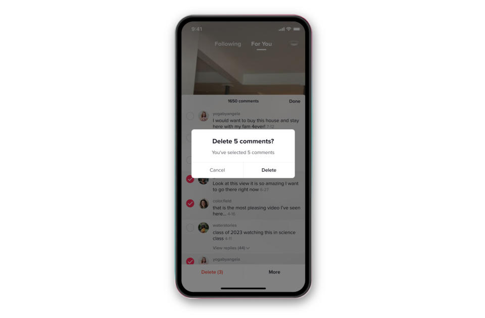 TikTok's latest anti-bullying tools let you remove comments in bulk