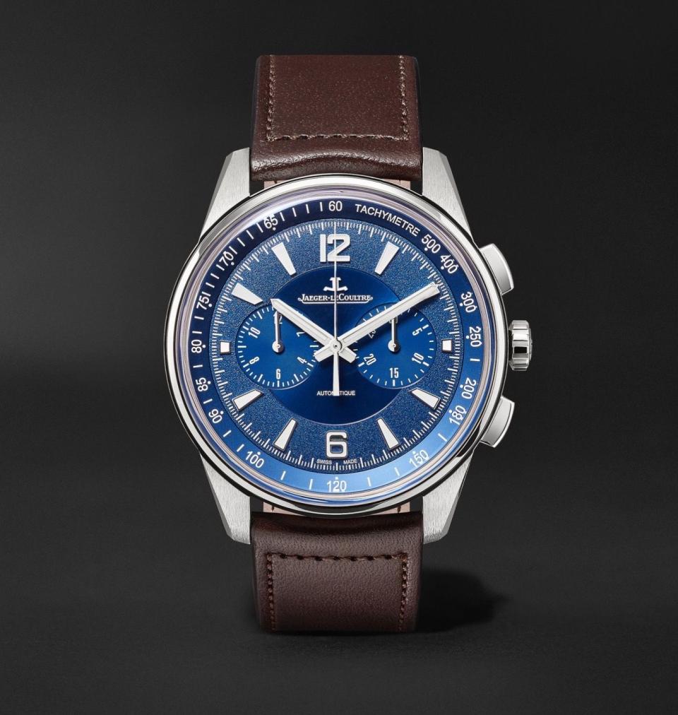 <p><a href="https://go.redirectingat.com?id=74968X1596630&url=https%3A%2F%2Fwww.mrporter.com%2Fen-us%2Fmens%2Fproduct%2Fjaeger-lecoultre%2Fluxury-watches%2Fchronograph-watches%2Fpolaris-automatic-chronograph-42mm-stainless-steel-and-leather-watch-ref-no-9028480%2F16301891330335893&sref=https%3A%2F%2Fwww.roadandtrack.com%2Fgear%2Flifestyle%2Fg43623948%2Fbest-chronograph-watches%2F" rel="nofollow noopener" target="_blank" data-ylk="slk:Shop Now;elm:context_link;itc:0;sec:content-canvas" class="link ">Shop Now</a></p><p>Polaris Automatic Chronograph</p><p>$12300.00</p><p>mrporter.com</p>