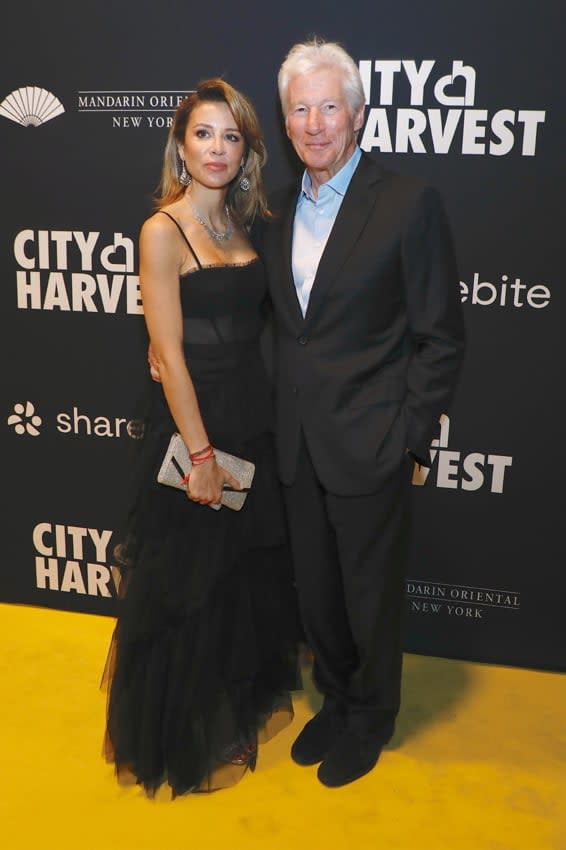 Richard Gere y Alejandra Silva en Nueva York